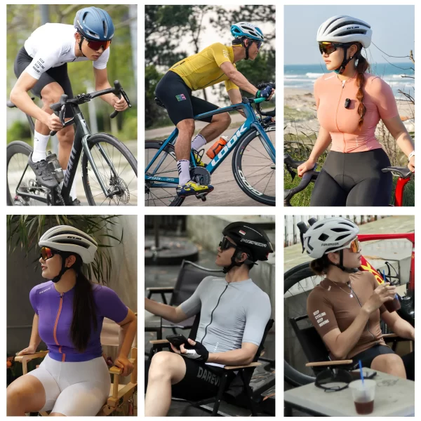 darevie man cycling maillot cool technology cycling jersey man women breathable quick dry cycling clothes for men small size