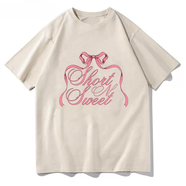 sabrina carpenter short n' sweet album tour tshirt crewneck short sleeve tees women men streetwear new fashion fans kpop clothes