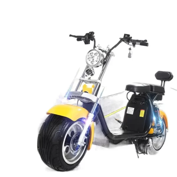 sportsters electric two wheel dual lithium battery 60v 12a 1500w chopper bobber city coco scooter electric scooter