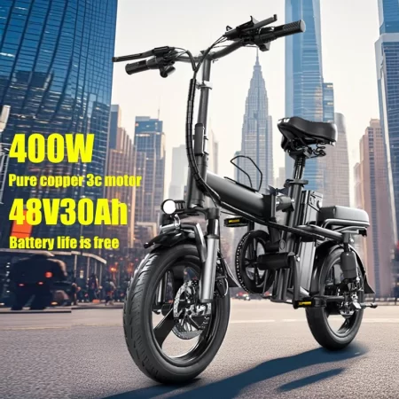 foldable electric bike , electric bicycle with a folding 400w motor, electric bicycle for students and adults commuting