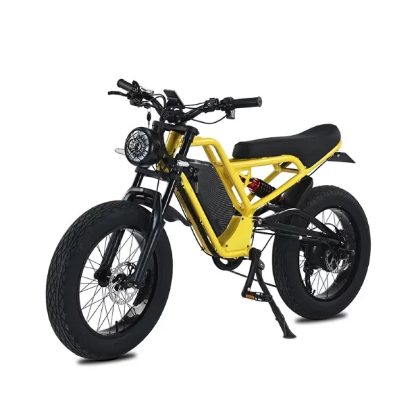 electric bike akez 1500w 48v18ah 20 wheel size hybrid all terrain off road oil brake multiple shock absorption electric bicycle