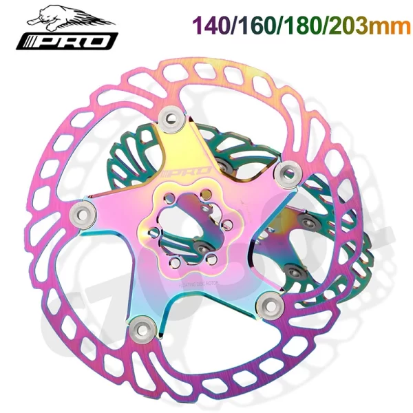 iiipro disc brake rotor 140mm 160mm 180mm 203mm hydraulic disc brake rotors high strength mtb floating rotor bicycle part