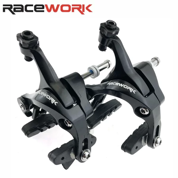 racework road bike dual pivot calipers bicycle brake racing aluminum side pull caliper front rear with brake pads