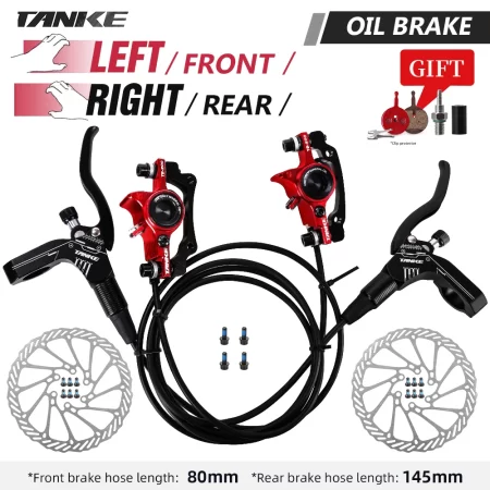 mtb bike hydraulic disc brake oil pressure caliper clamp brake 160mm front rear handle a b pillar cnc bicycle accessories upgrad