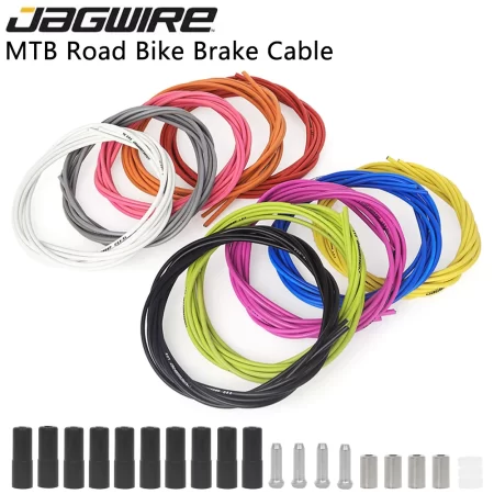 bike cable set 4mm 5mm mtb road bike brake shift cable bicycle derailleur cable housing for shimano sram
