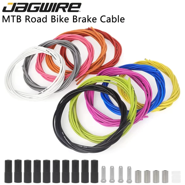 bike cable set 4mm 5mm mtb road bike brake shift cable bicycle derailleur cable housing for shimano sram