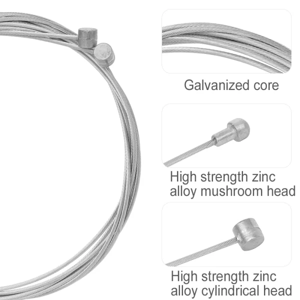 bike cable set 4mm 5mm mtb road bike brake shift cable bicycle derailleur cable housing for shimano sram