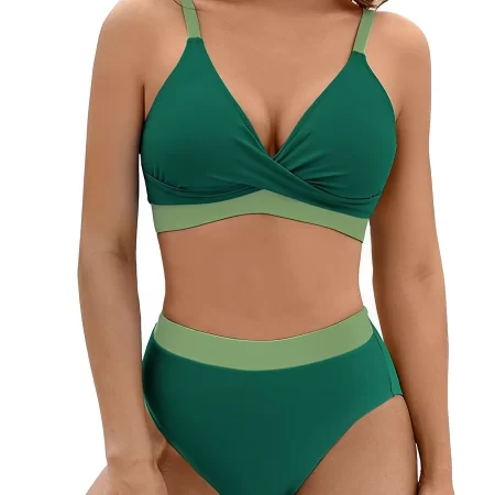 2025 strappy bikini high waist swimsuit women sexy solid swimwear female bathers swimming bathing swimming swim suit beachwear