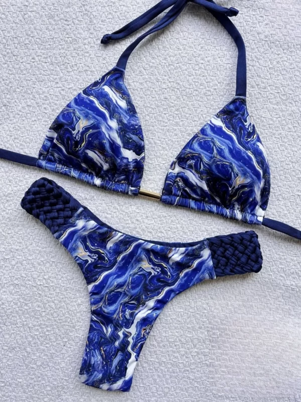 ruotonsept print halter mini thong high cut bikini female swimsuit women swimwear two pieces bikini set bather bathing suit swim