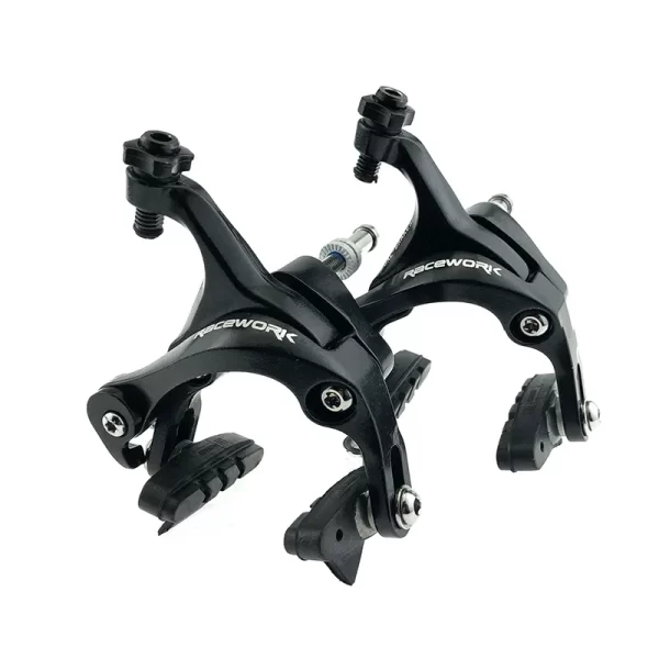 racework road bike dual pivot calipers bicycle c brake racing aluminum side pull rim caliper front rear with brake pads