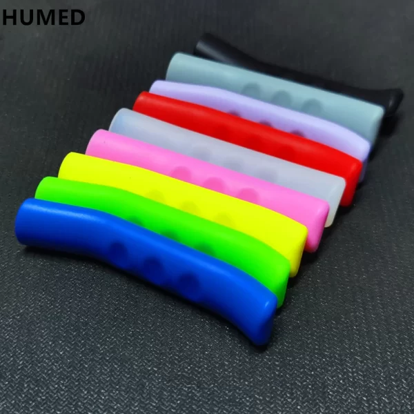 1 pair silicone bicycle lever grips protectors anti skid bike brake lever handle sleeve mtb bike cycling silicone brake cover