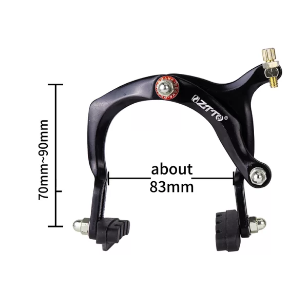 ztto c calipers rim brake bicycle side pull brake for cruiser kids bike city cycling front rear friction wheel brake with pad