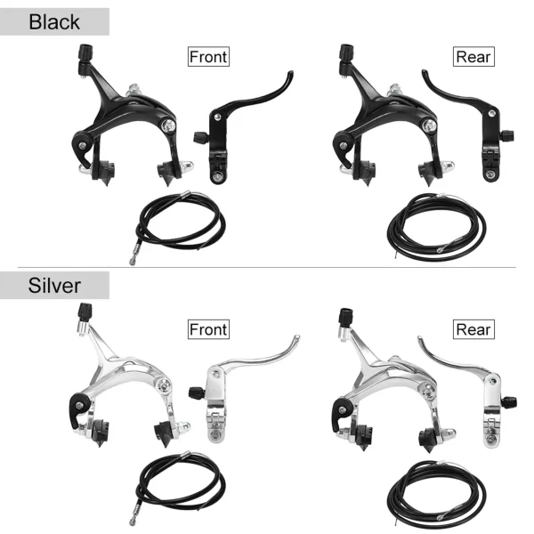 bike rear brake caliper front / rear fixie bike brake kit road bike cruiser brake set bike caliper brake kit side pull brake set