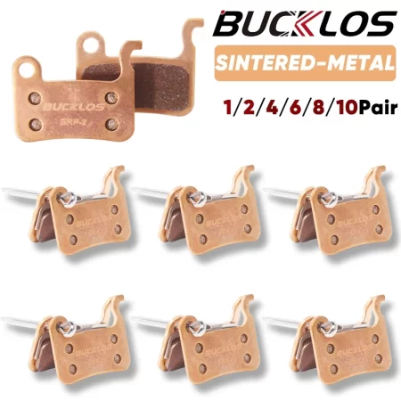 bucklos sintered metal mtb brake pads for m06 m07 bicycle hydraulic disc brake pads metallic bike brake pad mountain bike part