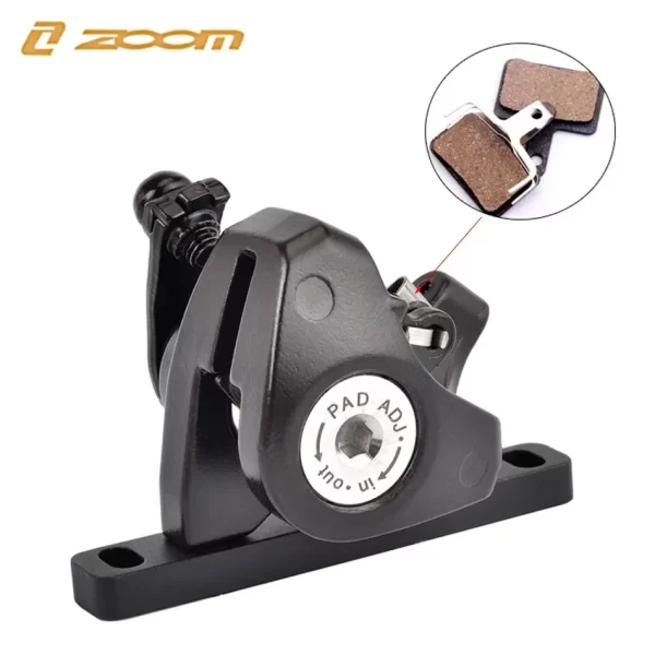 zoom db580 road bike line pull flat mount dual piston mechanie disc brake 140mm disc brake caliper ultralight bike accessories