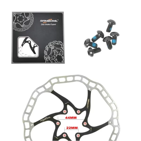 ultra light bicycle hydraulic disc brake rotors mtb bike road racing bike brake disc rotor 140/160/180mm 6 bolts