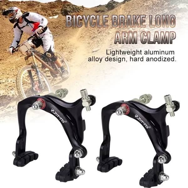 bike brake long arm calipers aluminum alloy bicycle c brake caliper front and rear c calipers rim brake for cycling bike part