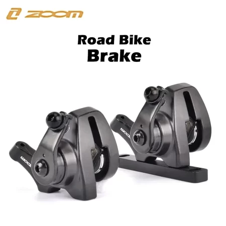 zoom db580 road bike line pull flat mount dual piston mechanie disc brake 140mm disc brake caliper ultralight bike accessories