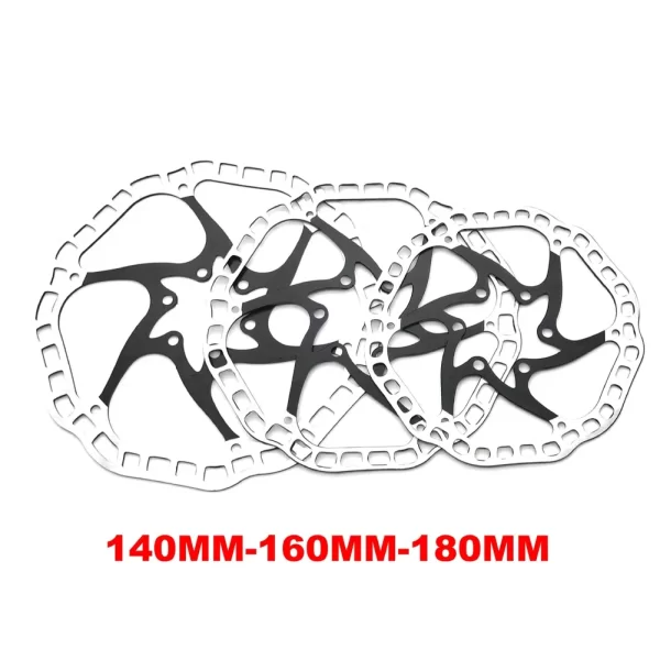 ultra light bicycle hydraulic disc brake rotors mtb bike road racing bike brake disc rotor 140/160/180mm 6 bolts