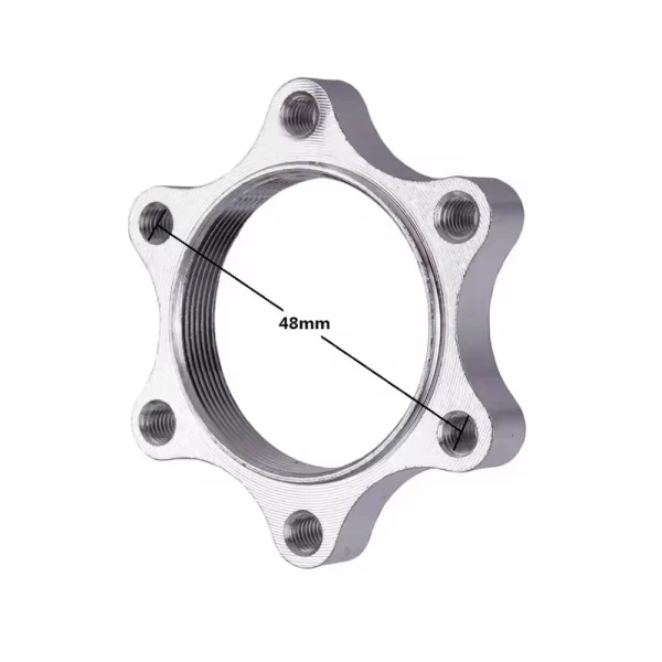 mtb bike threaded hub disk disc brake rotor mountain bicycle 6 bolts flange adapter freewheel cycling 160mm 48mm rotor