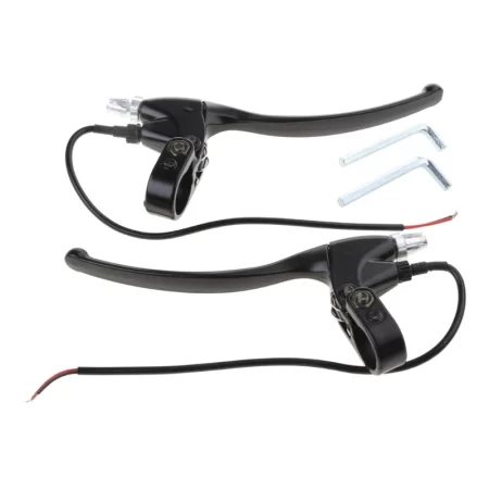 electric bike brake lever 22mm aluminum alloy brake handle left & right e bike bicycles electric brake lever replacement