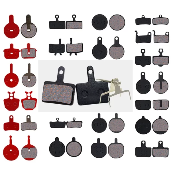 1 pair bicycle disc brake pads semi metallic hydrauli disc brake pad for shimano sram avid hayes magura formula and scooter