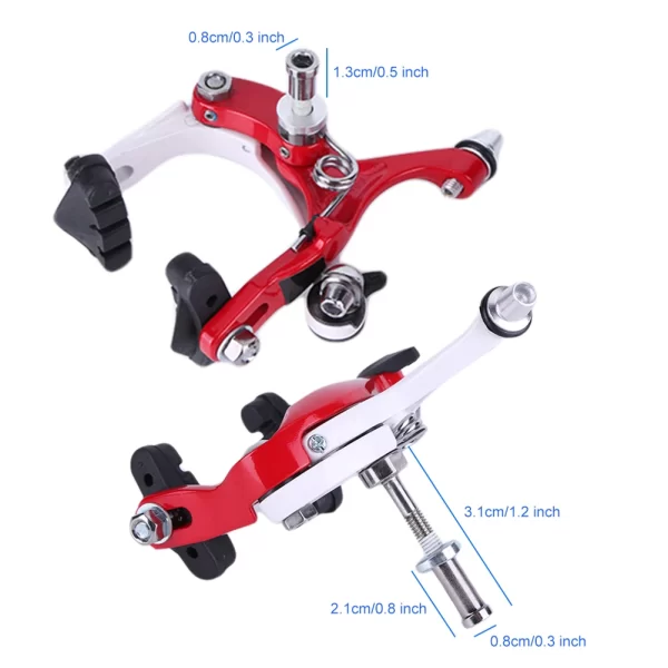 aluminum alloy front and rear c caliper brake bike brake lever bike brake set for fixed gear bikes road bikes bike accessories