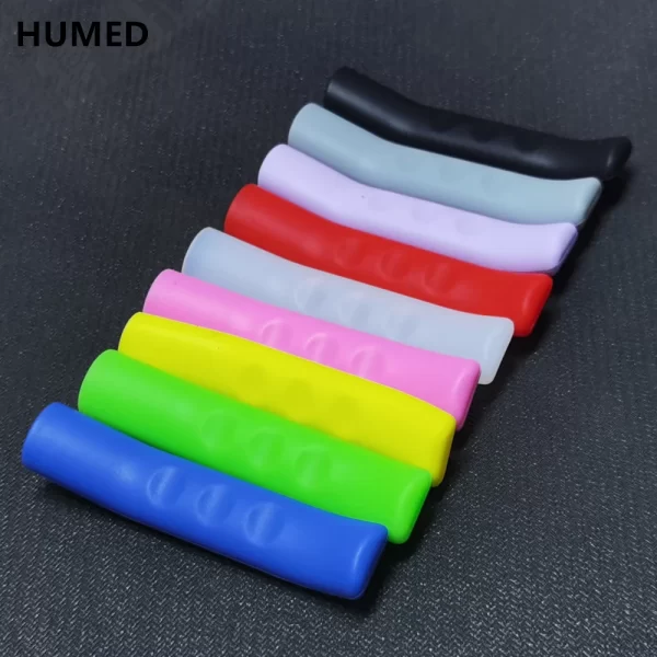 1 pair silicone bicycle lever grips protectors anti skid bike brake lever handle sleeve mtb bike cycling silicone brake cover