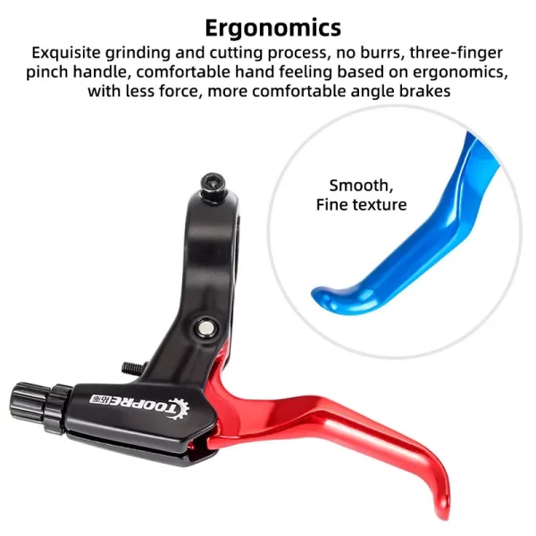 toopre fr5 aluminum alloy bicycle brake handle grips for mtb road bike colorful brake levers kids brake levers universal