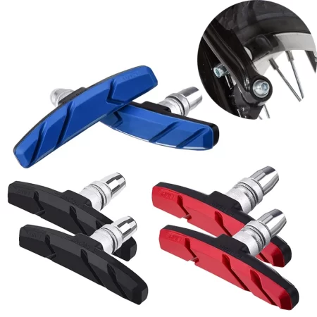 bike brake blocks rubber cycling part tools mtb mountain road bicycle lightweight v brake shoes pads bicycle accessories