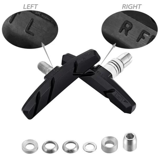 bike brake blocks rubber cycling part tools mtb mountain road bicycle lightweight v brake shoes pads bicycle accessories